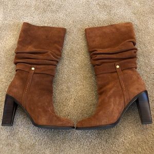 Donald J Pliner OdessaOL chestnut suede boots